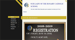 Desktop Screenshot of olrcatholicschool.com